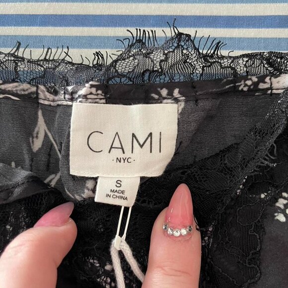 Designer CAMI NYC Silk Sweetheart Camisole – Stone Floral, Size S (NWT) - Picture 5 of 5